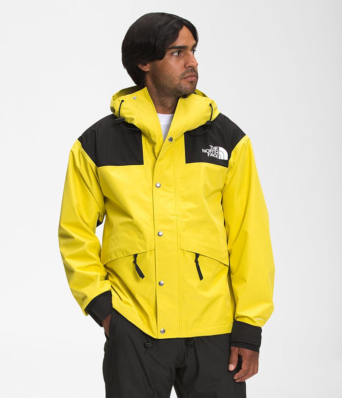 Chubasquero The North Face Hombre Retro 1986 Futurelight™ Mountain - Colombia PXMWNV102 - Amarillo/Negras